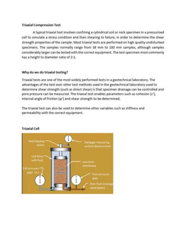Triaxial Compression Test PDF: Comprehensive Guide for Soil & Rock Mechanics