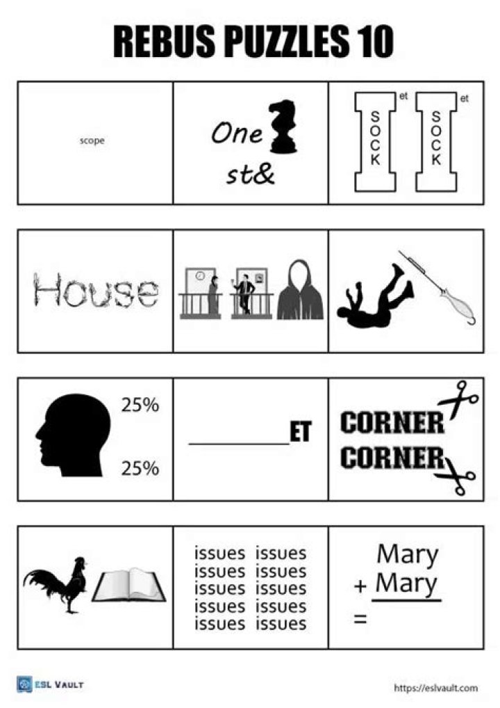 Tricky Rebus Puzzles with Answers PDF – Solve the Brain Teasers