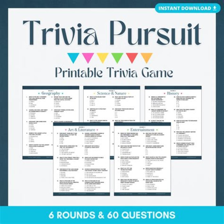 Trivia Pursuit Questions PDF: Fun Facts & Quiz Trivia for All Ages
