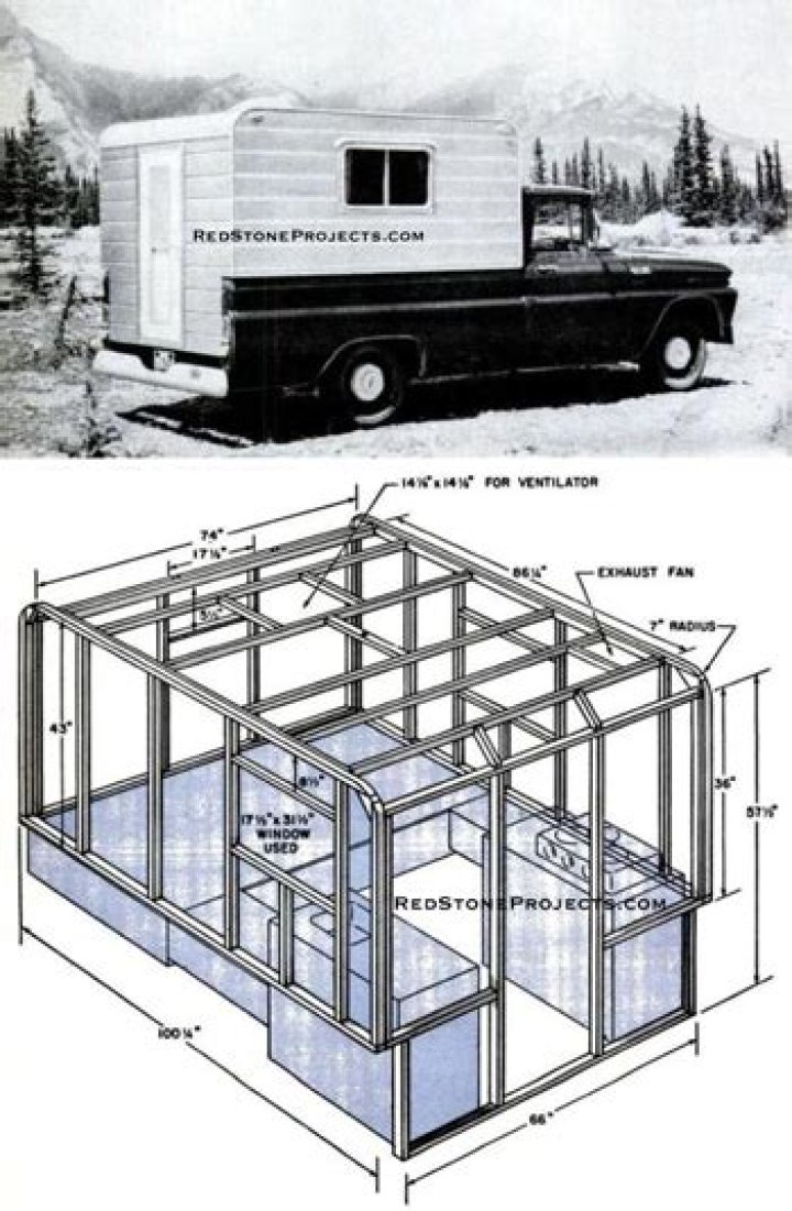 Download Free Truck Camper Plans PDF – Easy DIY Campers