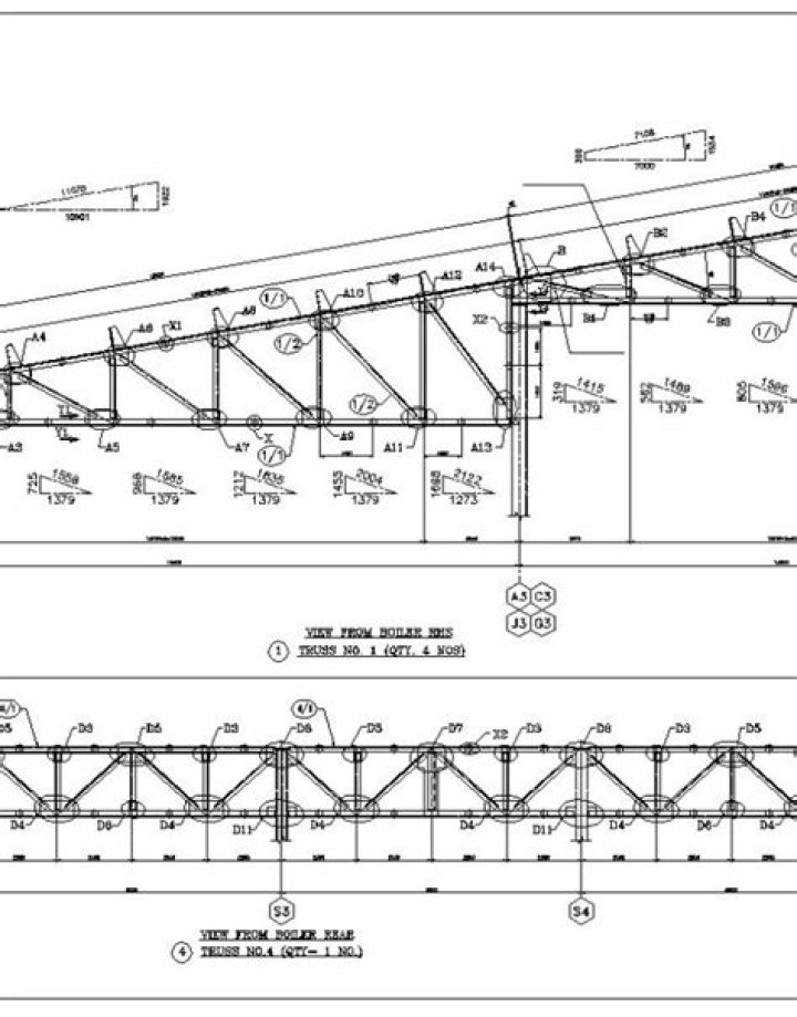 Download Free Truss Detail Plan PDF for Structural Engineering