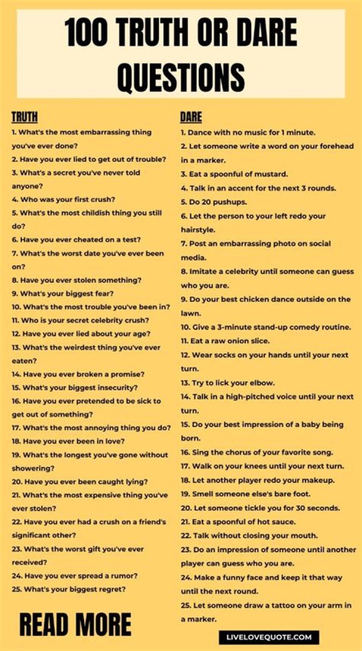 Adult Truth or Dare Questions PDF – Taboo Truths & Daring Challenges