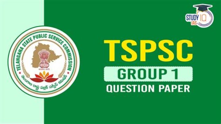 TSPSC Group 1 Question Paper PDF Download – Free Official Study Material
