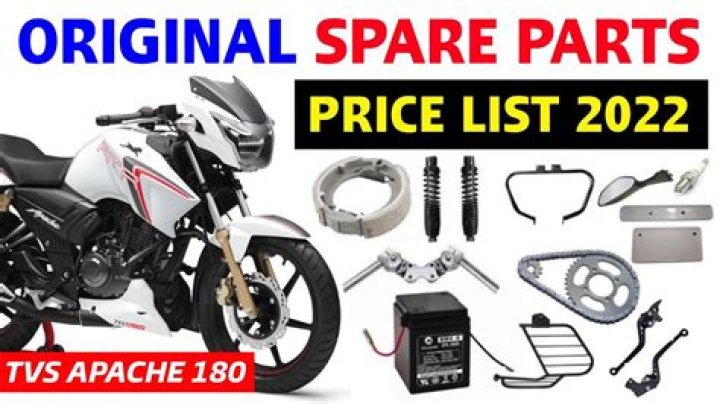 Tvs Apache RTR 180 Spare Parts Price List PDF - Affordable Repair Parts