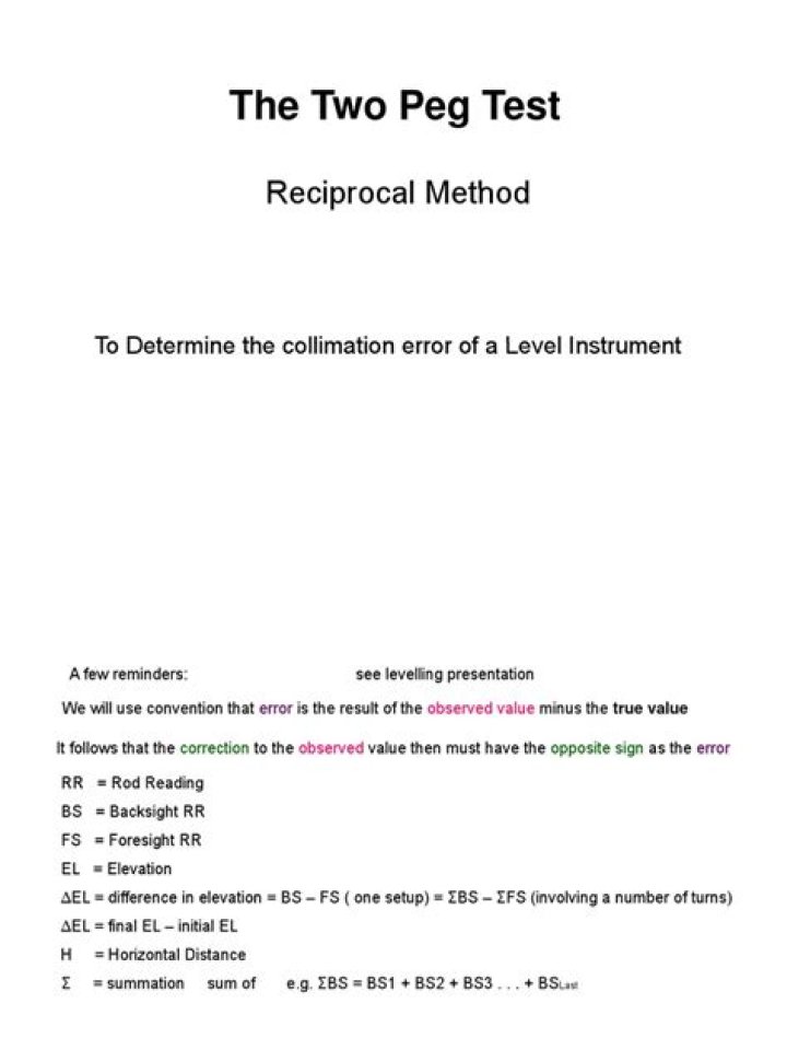 Two Peg Test PDF: Quick & Accurate Joint Check Guide