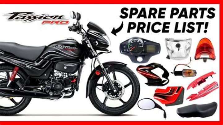 2017 Two Wheeler Spare Parts Price List PDF – Complete Cost Guide