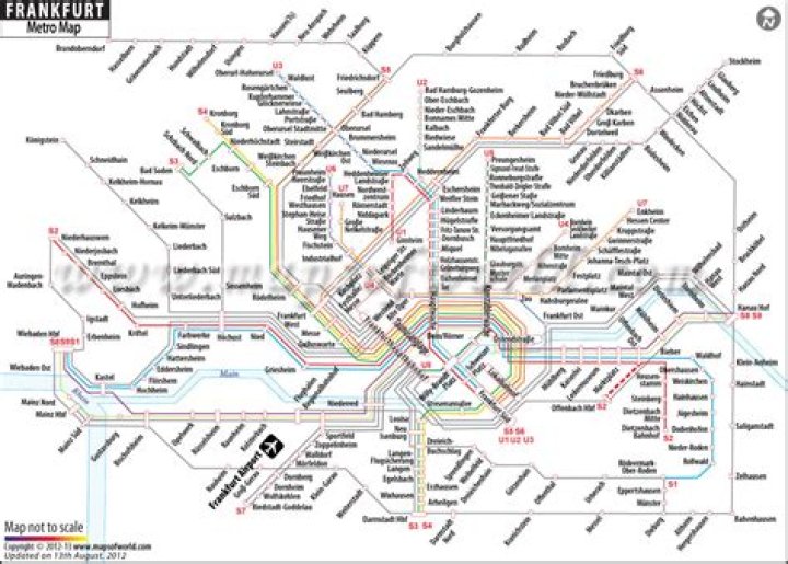 Frankfurt U-Bahn Plan PDF – Download Official Transit Map