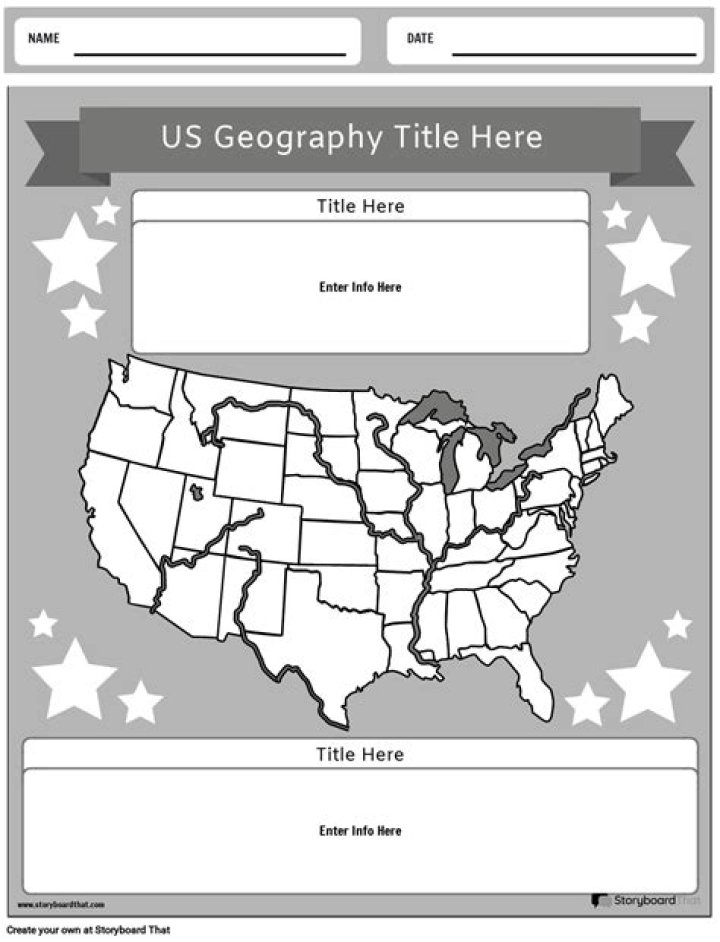 U.S. Geography Worksheets PDF for Teachers and Students