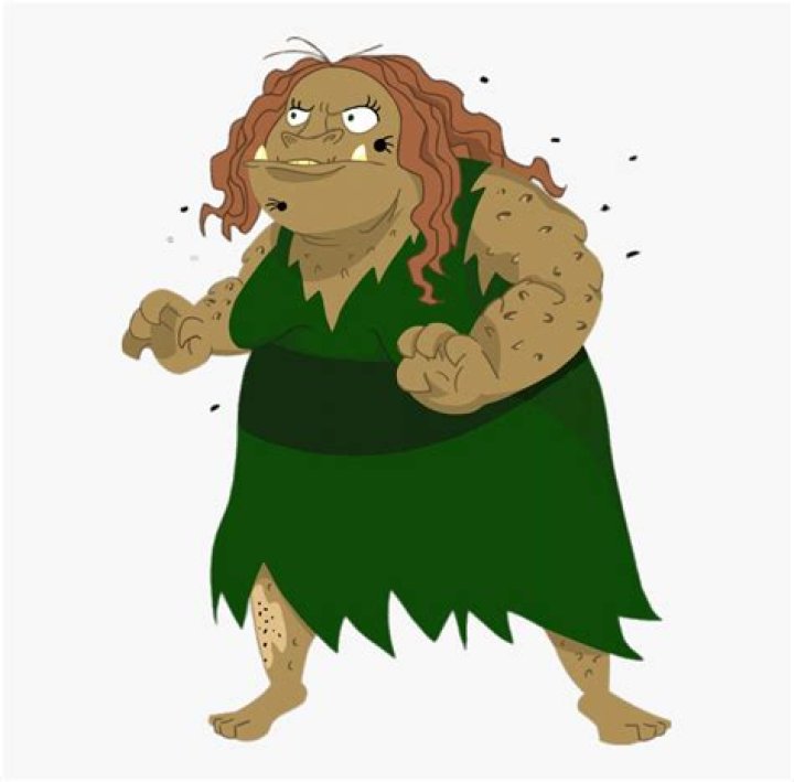 Ugly Girl PNG Transparent, Ugly Cartoon Character Girl Illustration, Lines, Girls, Characters