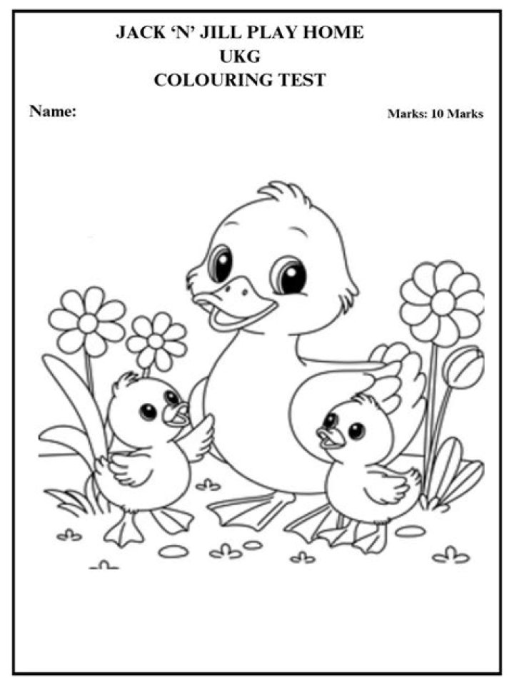 Free UKG Coloring Worksheets PDF – Download Instant Printable Coloring Sheets for Kids