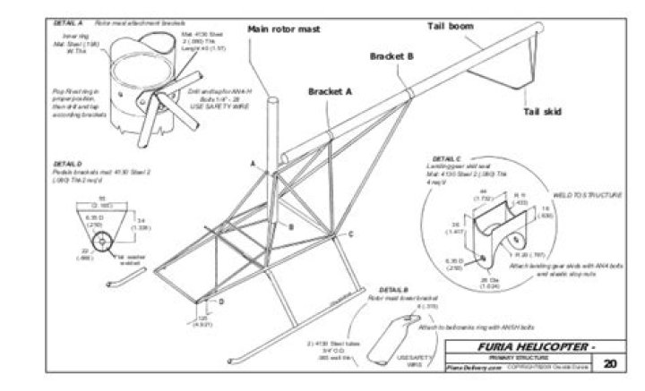 Ultralight Helicopter Plans PDF – Download Full Blueprint Now