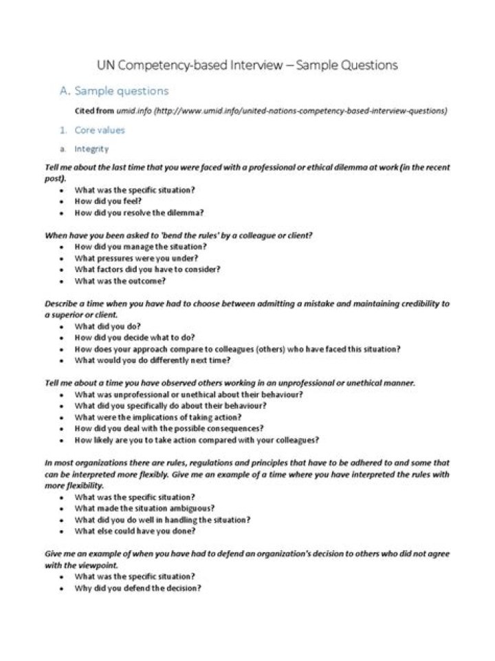 Unlocking Competency-Based Interview Questions and Answers PDF