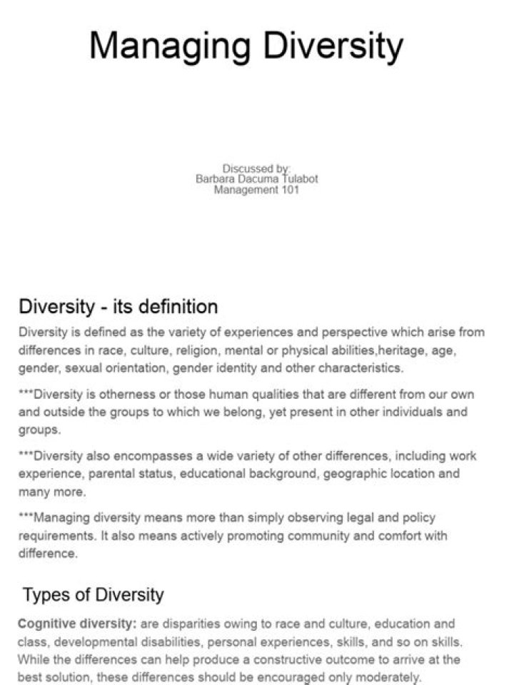 Understanding and Managing Diversity: Essential PDF Guide