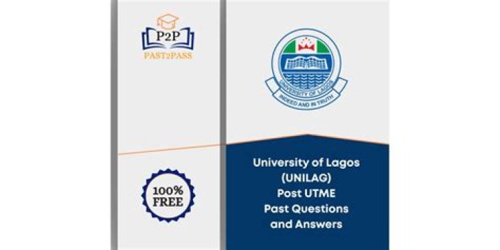Unilag Past Questions PDF for UTME Preparation