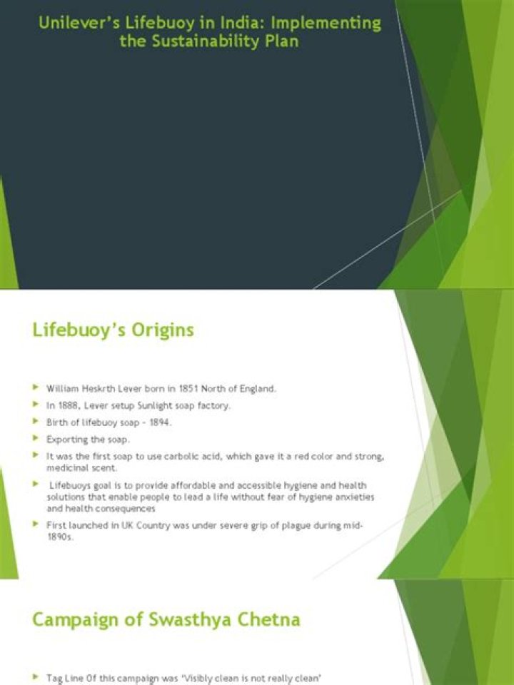 Unilever’s Lifebuoy India: Sustainability Plan PDF Revealed