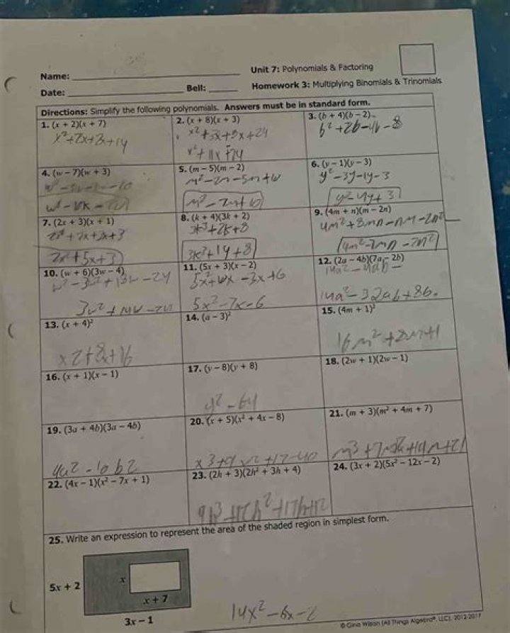 Unit 3 Relations & Functions Homework 3 Answer Key PDF – Perfect Practice & Solutions
