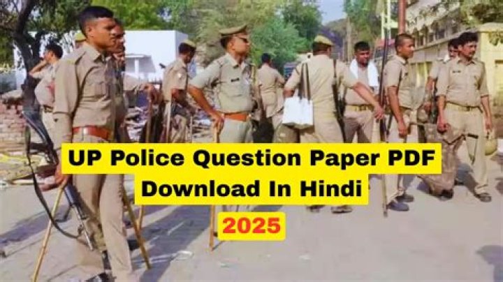 Free UP Police Question Paper PDF for Download