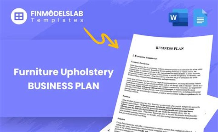 How to Launch an Upholstery Business: Complete PDF Business Plan