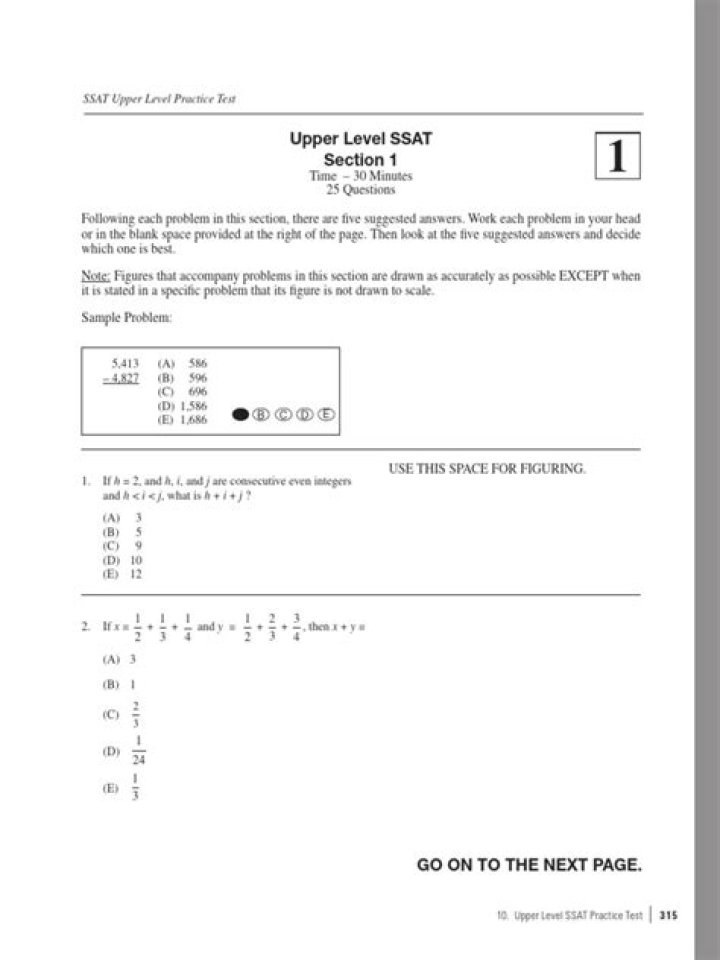 Upper Level SSAT Practice Test PDF – Boost Your Test Scores