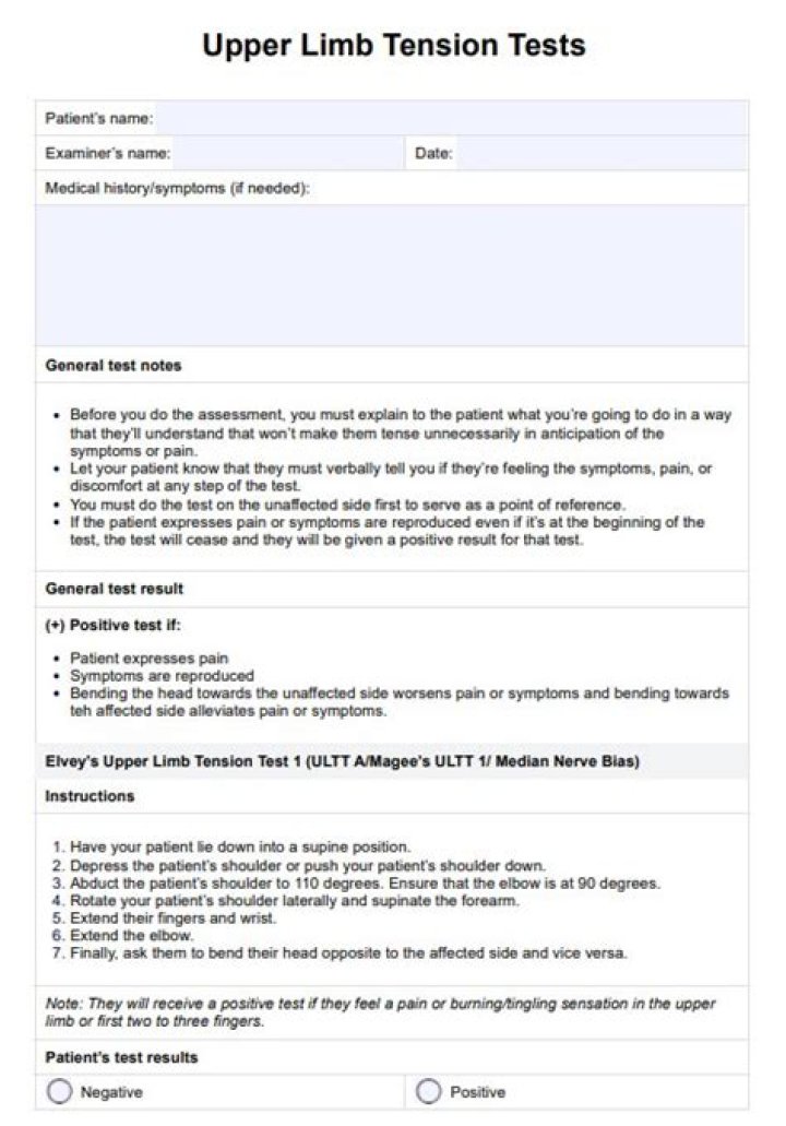Upper Limb Special Tests PDF: Essential Clinical Exams for Shoulder & Elbow Assessment