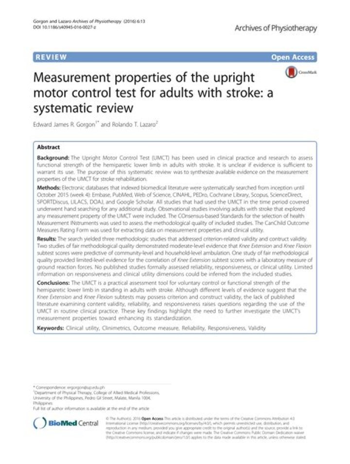 Upright Motor Control Test PDF: Accurate Diagnostic Guide