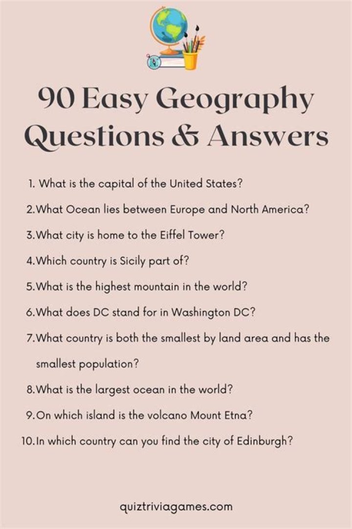 US Geography Trivia Questions & Answers PDF – Perfect Study Resource