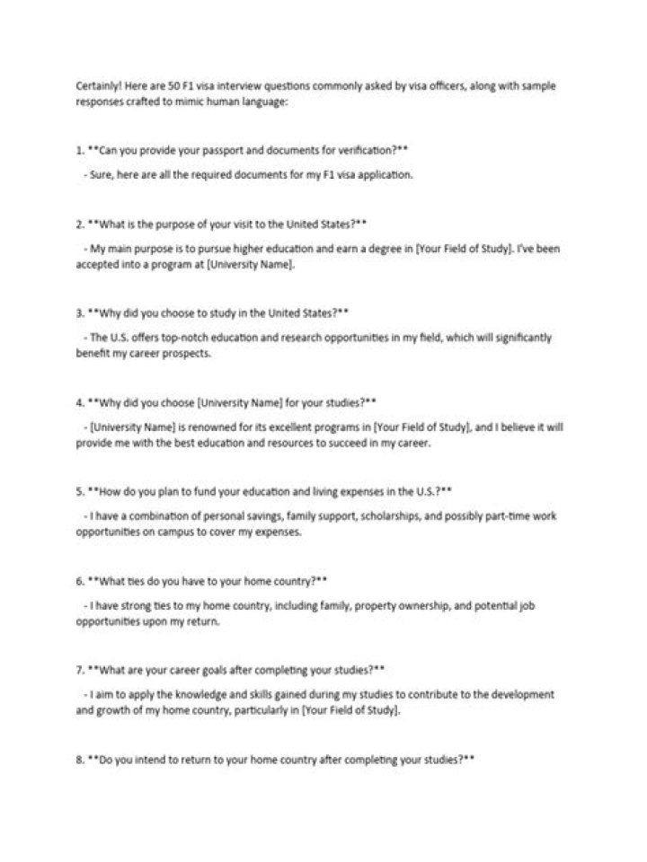 US Visa Interview Questions PDF: Essential Answers for Success