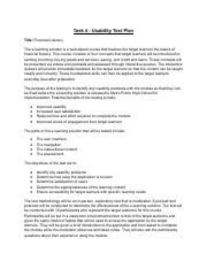 Usability Test Plan PDF: Ready-to-Use Template for Flawless User Experience