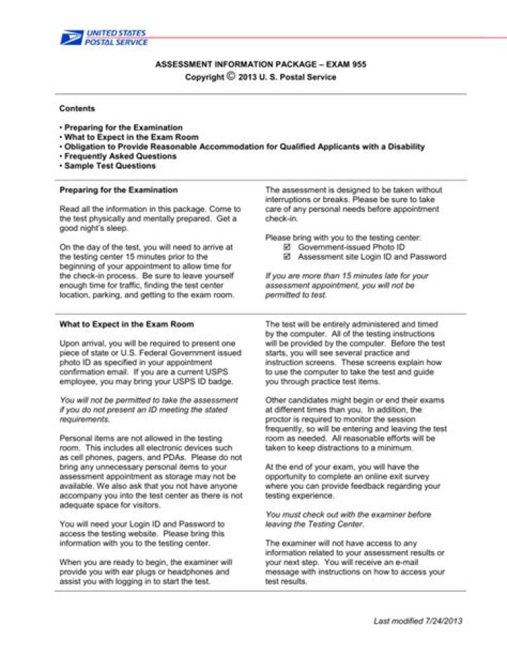 Free USPS Practice Test PDF: Pass Your Mail Career Exam