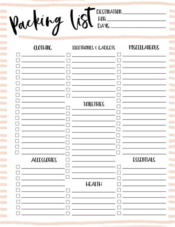 Download Your Ultimate Vacation List PDF