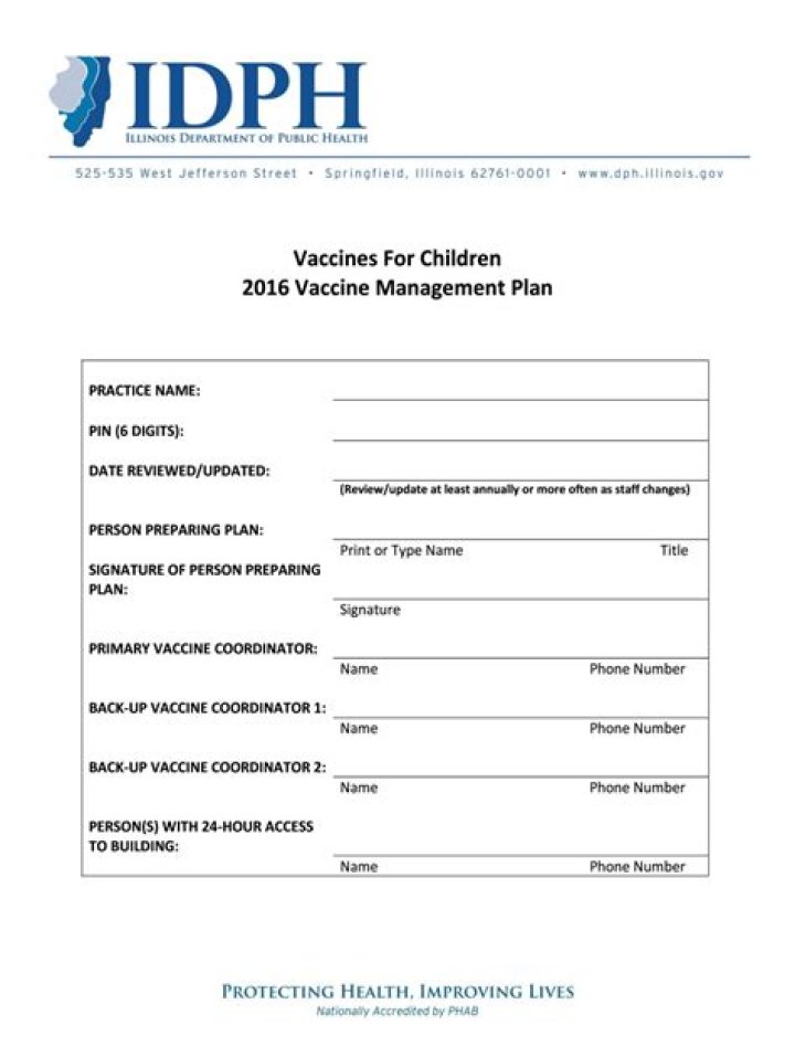Vaccine Management Plan PDF: Complete Guide for Healthcare Providers