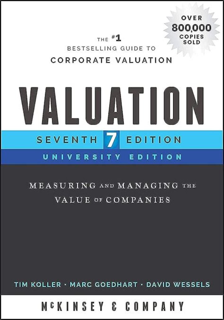 Valuation & Value Management: Mastering Company Valuation Using the 7th Edition PDF
