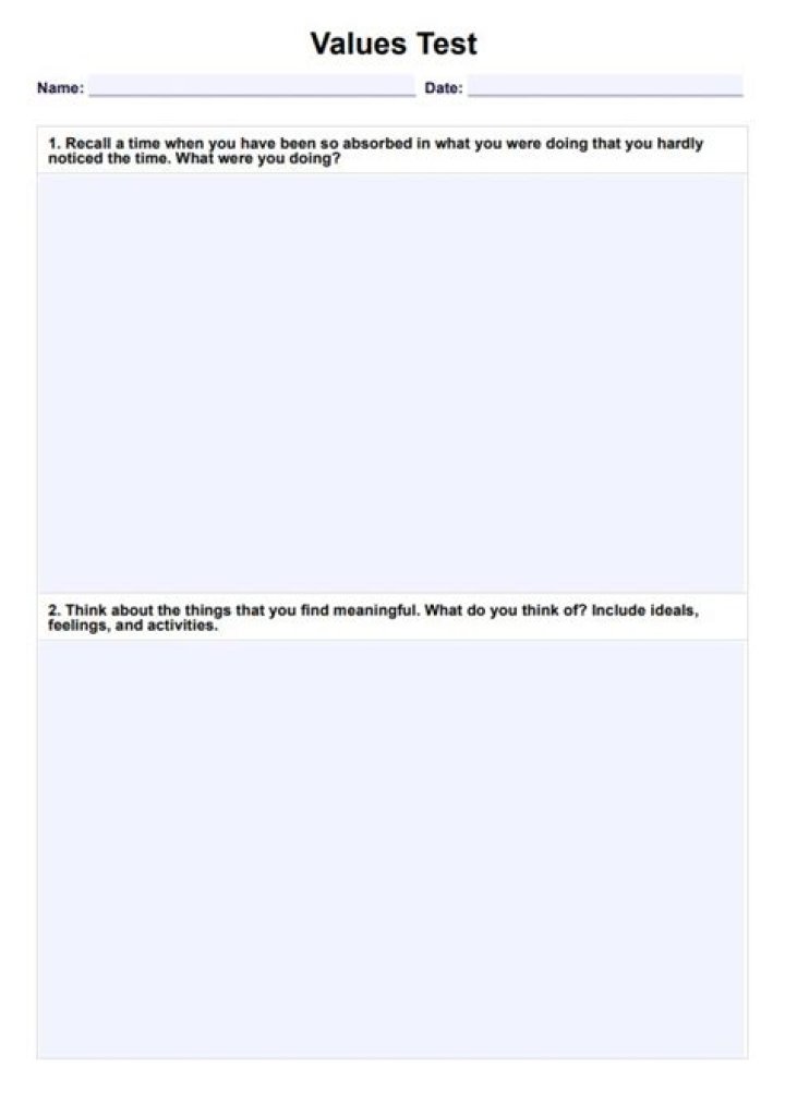 Free Values Test PDF – Assess Your Core Beliefs Now