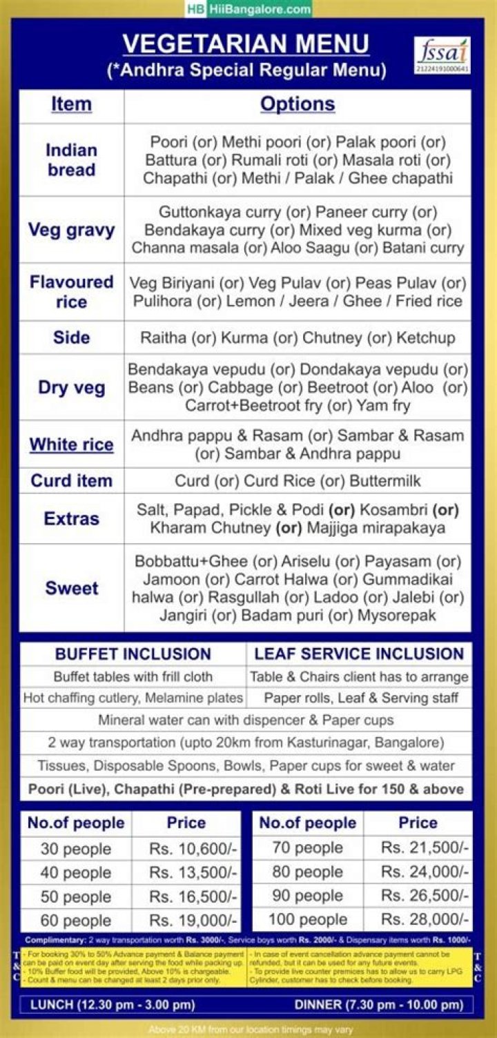 Vegan Catering Menu List PDF India – Complete Guide