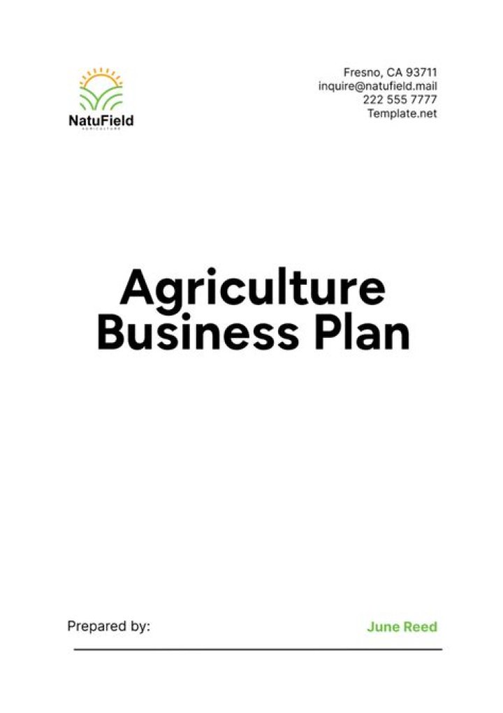 Vegetable Farm Business Plan PDF: Grow Your Organic Farm Startup