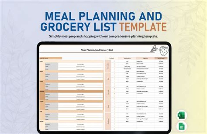 Vegetarian Meal Plan & Grocery List PDF: Easy Weekly Guide