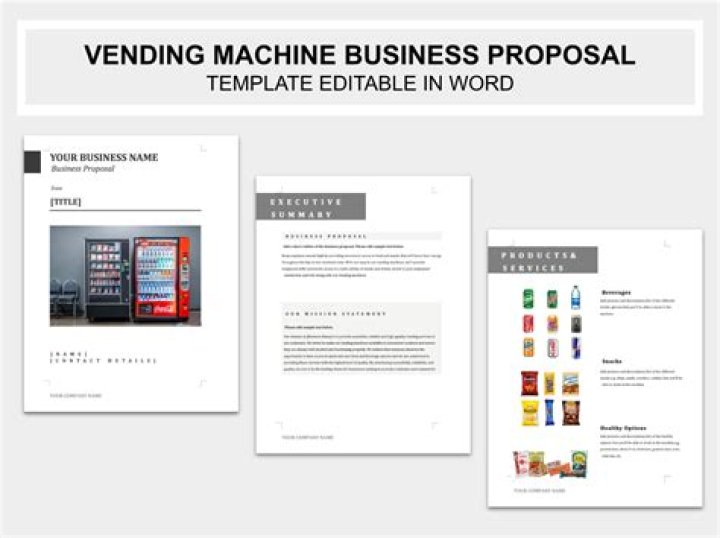 Vending Machine Business Plan PDF: Step-by-Step Guide