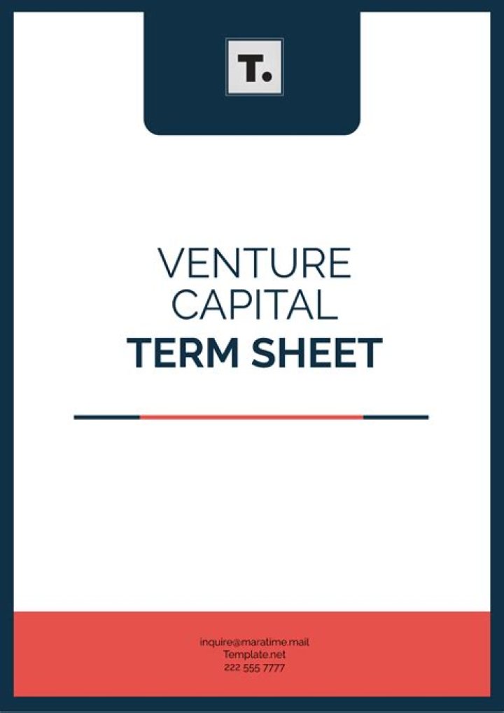 Venture Capital Term Sheet PDF: Essential Guide for Startups and Investors
