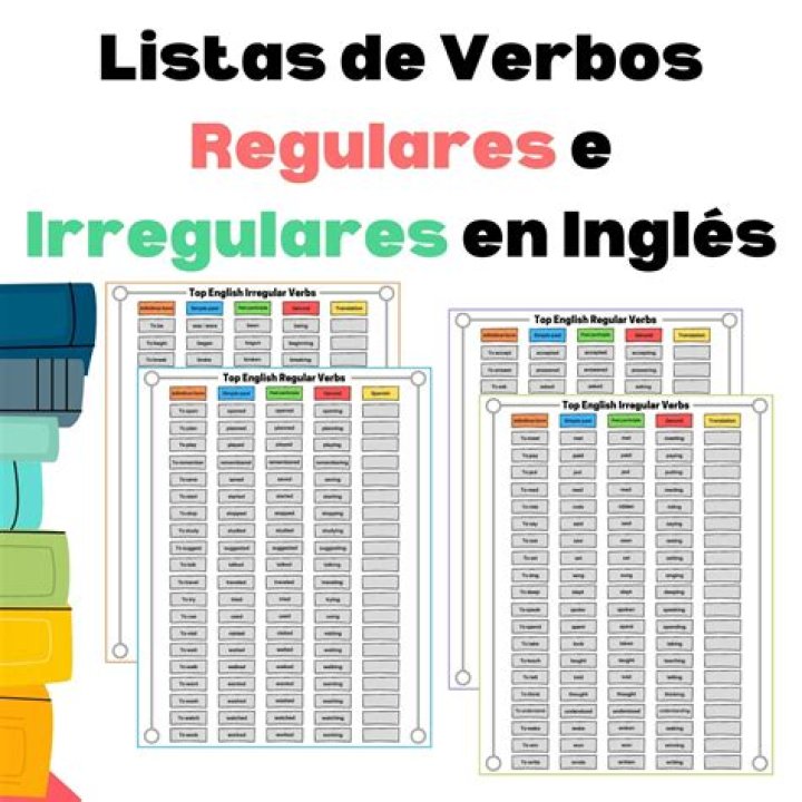 Verbos Irregulares en Español: Lista Completa y PDF Gratis