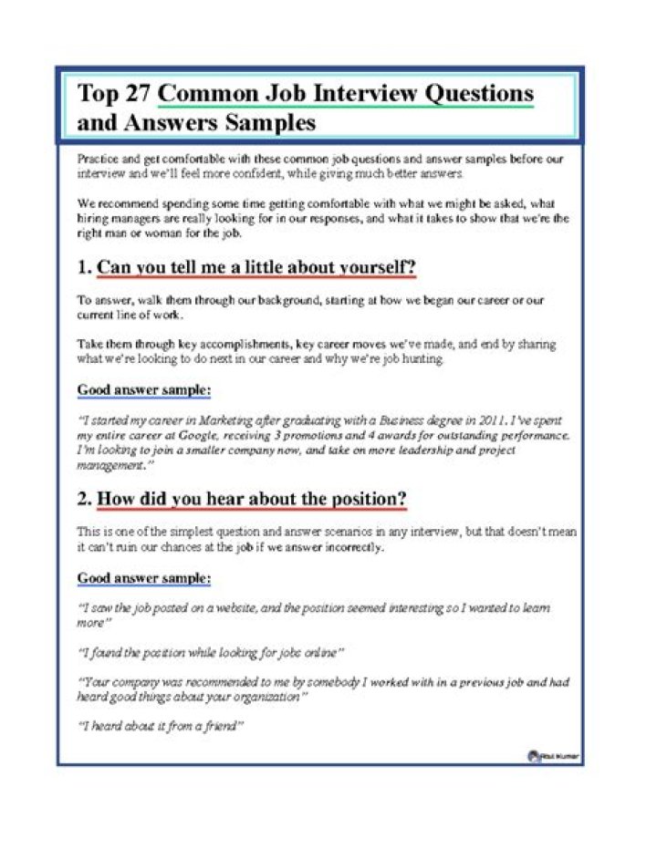 Verification Interview Questions and Answers PDF: Expert Guide