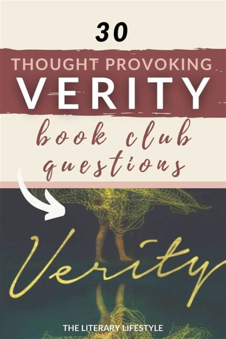 Verity Book Club Questions PDF: Engage Deeply with Your Next Read