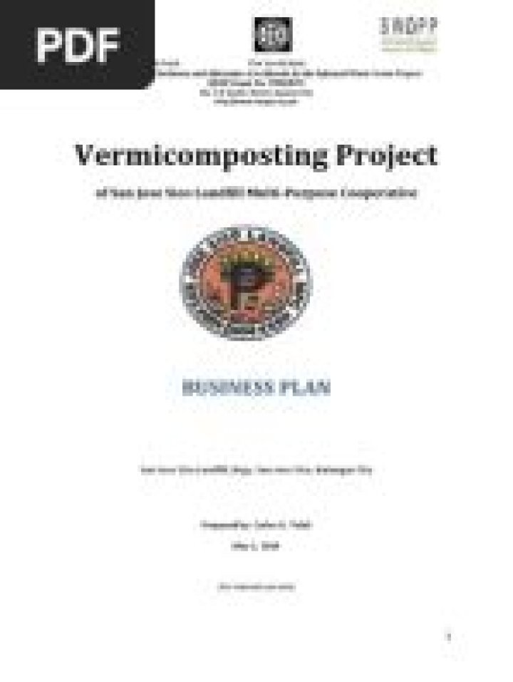 Vermicomposting Business Plan PDF: Start Your Sustainable Waste-to-Profit Venture