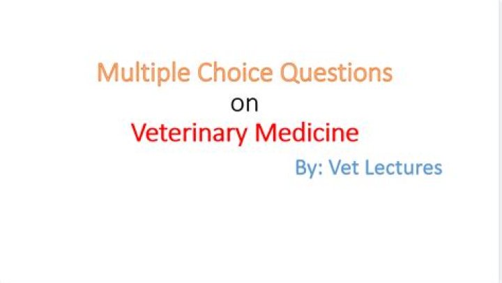 Veterinary Multiple Choice Questions PDF for Exam Prep