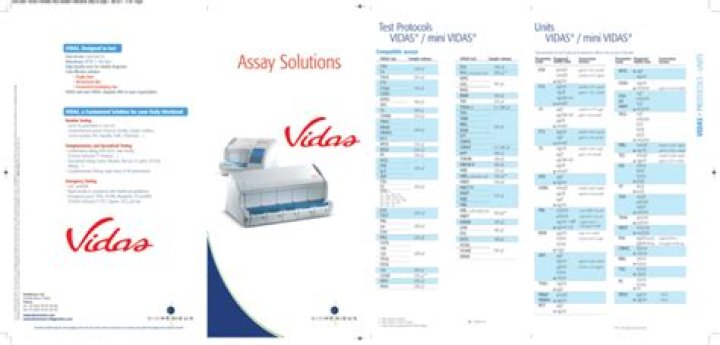 Vidas Test Menu PDF: Free Download & Evaluation Sample