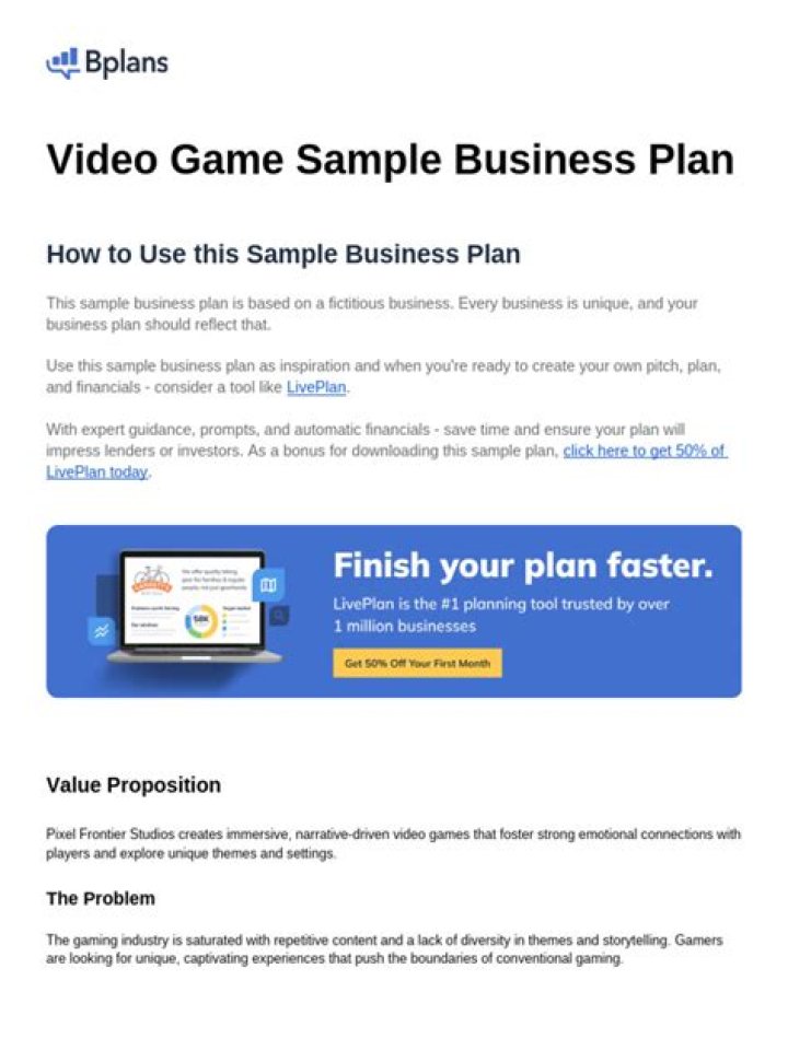 Video Game Business Plan PDF: Step-by-Step Guide for Launch Success