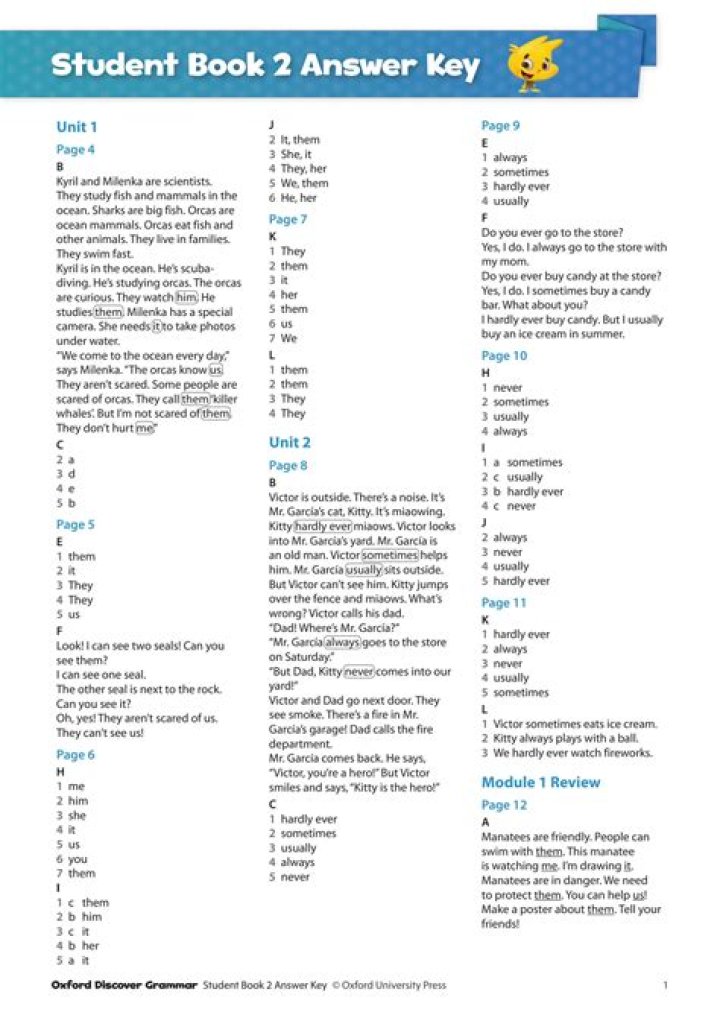 Viewpoint 2 Student Book Answer Key PDF Answers