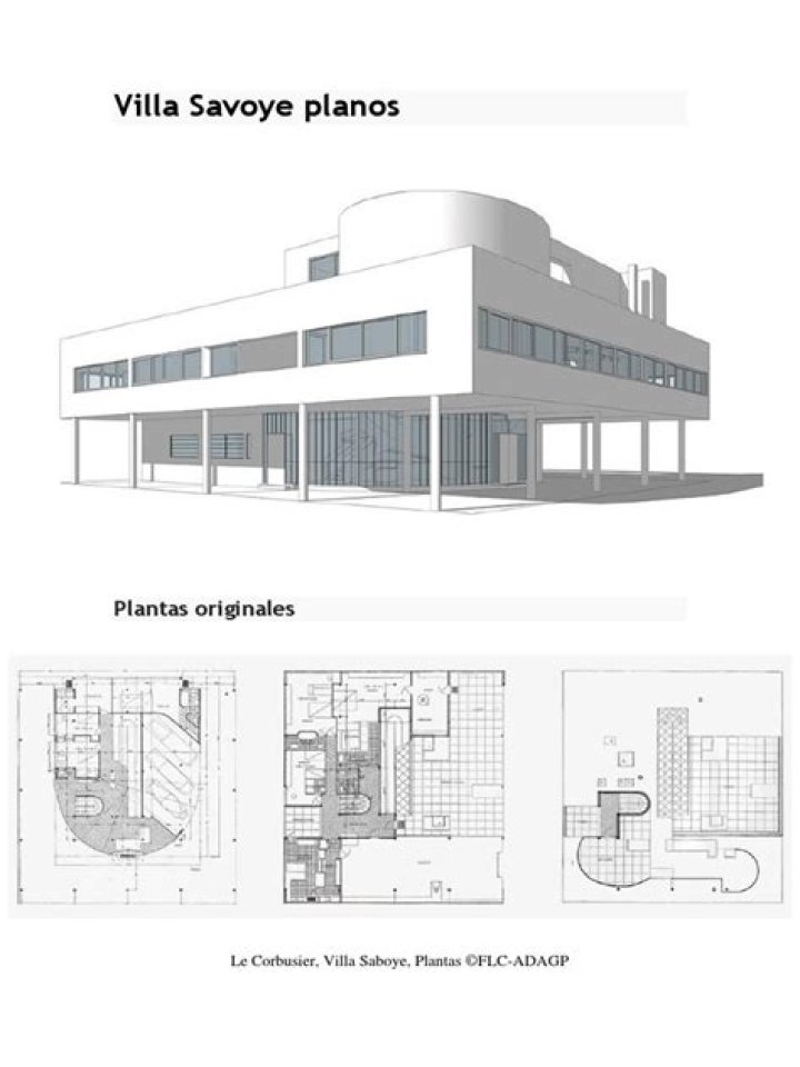 Villa Savoye Official Plans PDF – Download Architectural Drawings