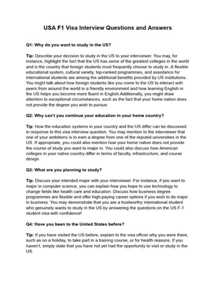 Visa Interview Questions & Answers PDF: Expert Tips