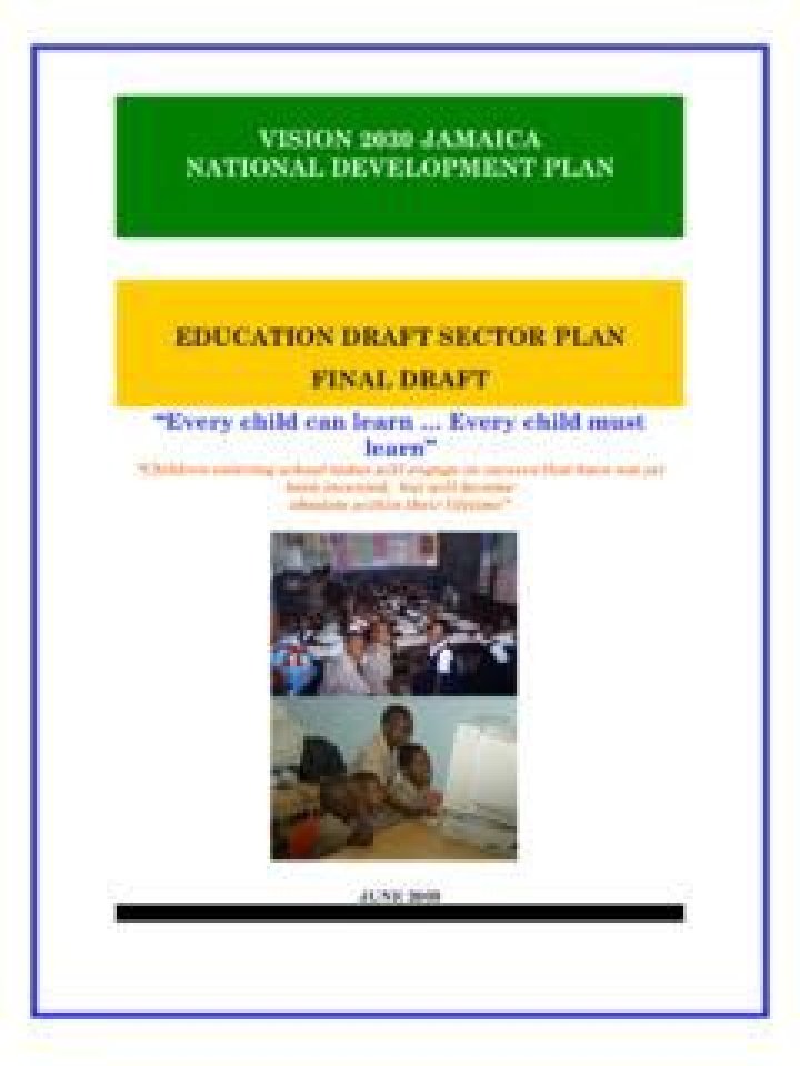 Jamaica Vision 2030 National Development Plan PDF: Key Goals & Progress