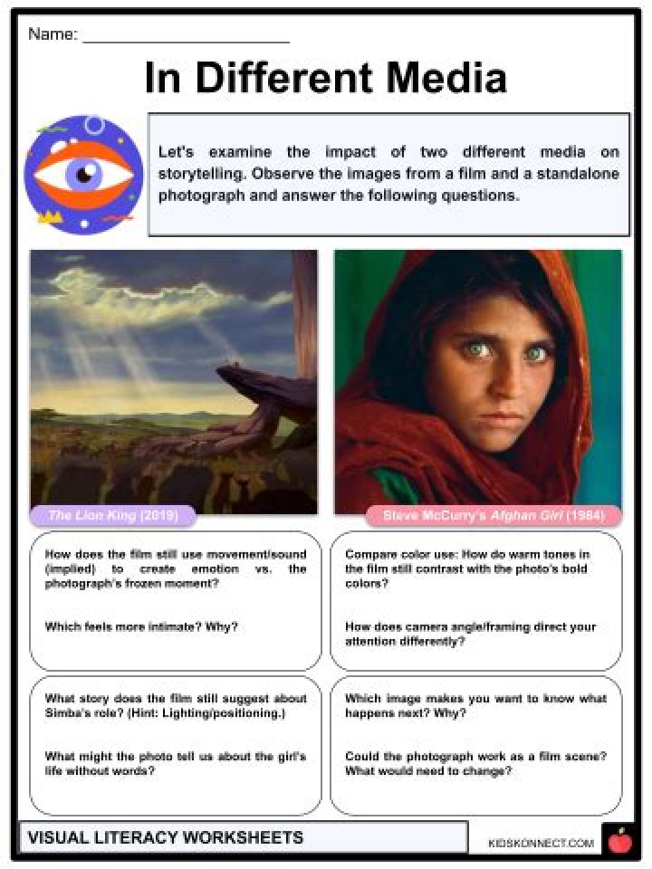 Visual Literacy Worksheets PDF: Boost Learning with Interactive PDFs